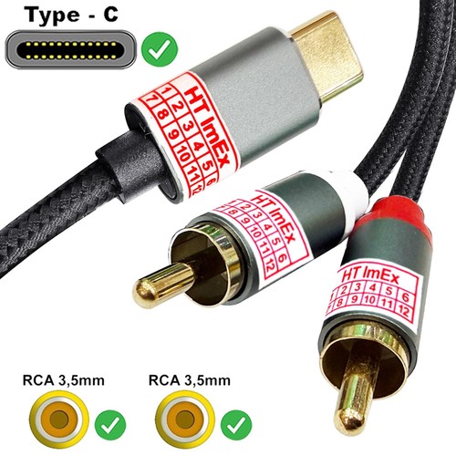 Usb auf rca cinch adapter - usb-c,