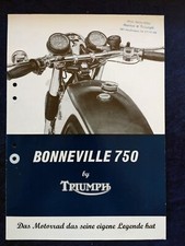 Triumph Bonneville 750 Prospekt gelocht