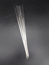 10x Grillspieße Edelstahl Schaschlik spieße Rostfrei Fleischspieße 32cm Angebot