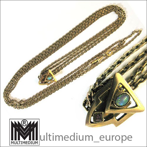 Jugendstil uhr ketten - jugendstil, schieber