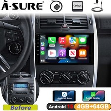 4+64G Android 15 Autoradio Carplay GPS Für Mercedes Benz W169 W245 Sprinter W906