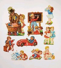 Alte Oblaten Glanzbilder Scraps, Illert Atutti 