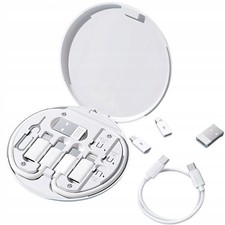 Ladekabel Adapter Set 5in1 60W Lightning USB-C USB-A Micro USB Sim Karten Nadel