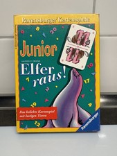 Ravensburger "Junior Elfer raus!" mit lustigen Tieren - Kartenspiel für Kinder