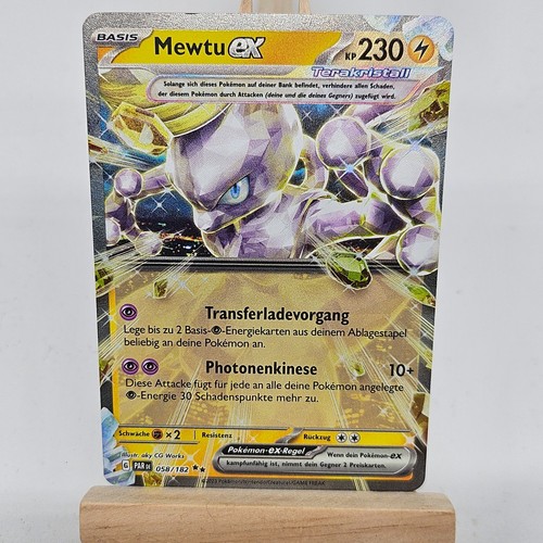 Pokemon karte mewtu - ex, 058/182