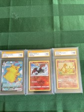 3 Pokemonkarten 10 Gem Mint