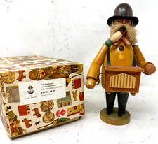 Räuchermann Christian Ulbricht Erzgebirge Leierkastenmann Vero Expertic DDR /P10