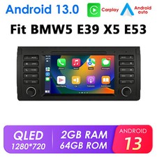 Für BMW 5er E39 7er E38 Android 13 Autoradio GPS NAVI 64GB Carplay RDS USB DAB+