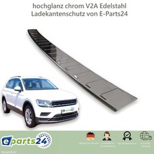 Ladekantenschutz für VW Tiguan 2 II Tiguan ALLSPACE ab 2016- Edelstahl glanz