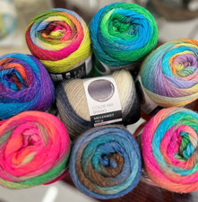 Lana Grossa Meilenweit Color Mix SPARKS , Sockenwolle, Merino/PA, 100g ca. 400m