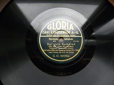 0491/ ERK´SCHER MÄNNER-CHOR Ich hatt´ einen Kameraden-TOP-Marsch-78rpm Schellack