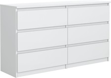 Kommode Sideboard - Schrank mit 6 Schubladen - Schubladenschrank - 100 cm