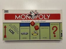 Monopoly 1985er Version von Parker mit DM D-Mark als Währung Vollständig Vintage