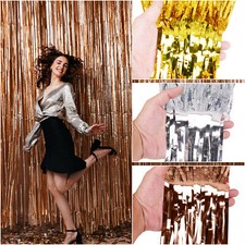 2m Folie Fransen Lametta