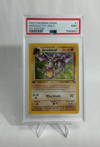 1999 pokemon aerodactyl holo - aerodactyl,