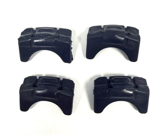 Gleitstück gummi clip - 4x,