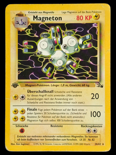 Pokemon karten fossil set 1st - pokemon,
