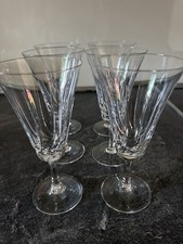 6x Sektgläser Kristall