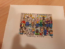 James Rizzi, 3 D, "SUBWAY RIDER "handsigniert und nummeriert , ungerahmt