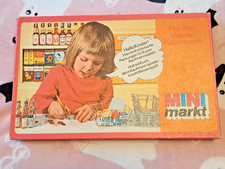 DDR Zubehör Kaufmannsladen MINI MARKT VEB Famos Leipzig original Karton komplett