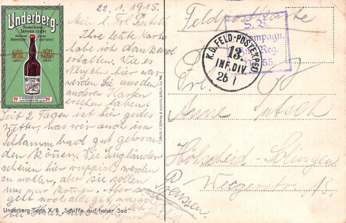842203 feldpost werbekarte - dr,