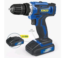 Akkuschrauber - 14.4V - Blau - Drahtloser Akkubohrmaschine - Variable Drehzahl