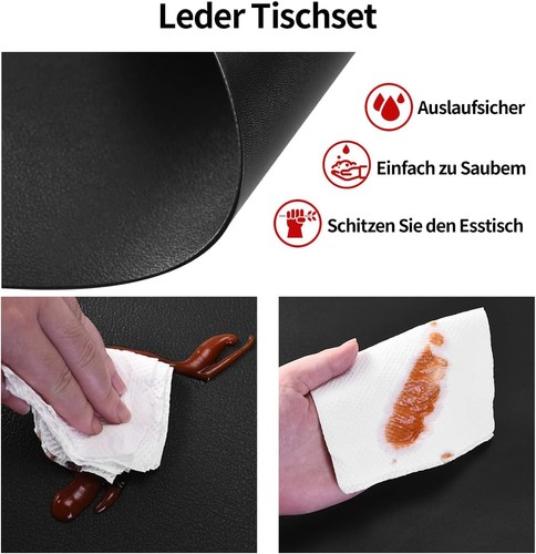 Tischsets abwaschbar 6er - tischsets,