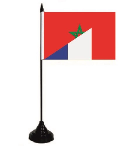 Tischflagge marokko frankreich - tischflagge, marokko-frankreich