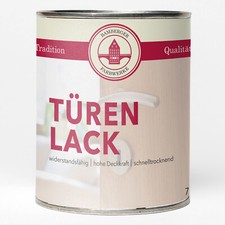 Türenlack Holzlack Holzfarbe Türrahmen Deckfarbe Innen Außen RAL Weiß & Farben 