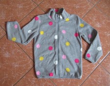 Mädchen Fleecejacke grau Gr