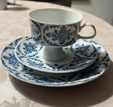 Sammeltasse mit blauen Muster , Echt Kobalt