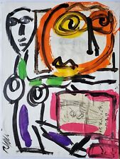 Gemälde Öl Menschen Personen