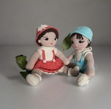 Gehäkelte Baby Puppe Junge