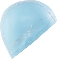 Bademütze Speedo 872073 Blau Celeste Synthetisch Pace Badekappe Junior Kinder ✅