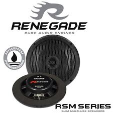 Renegade RSM62B Marine Lautsprecher schwarz 2 Wege outdoor Bad Boot B Ware