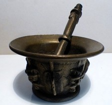 Dekorativer Messing-Mörser