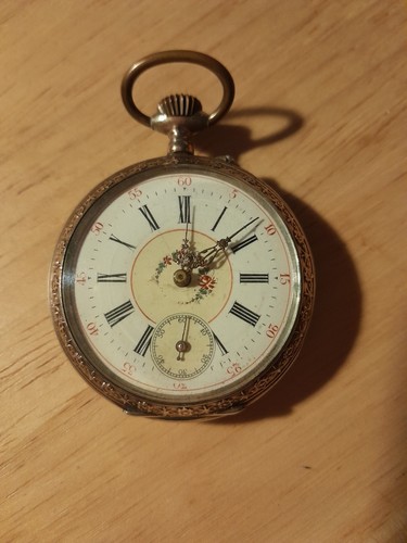 Antik taschenuhr silber - antik,