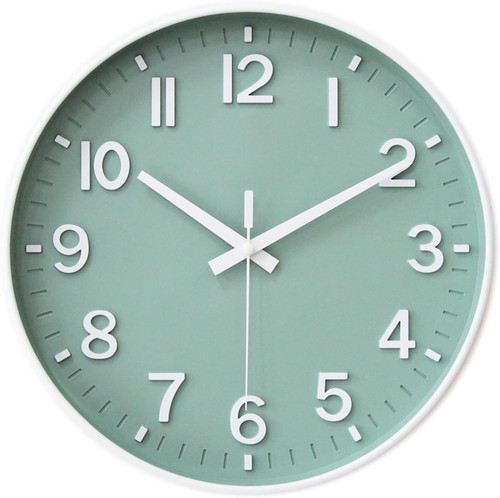 Green wall clocks battery - green,