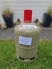 11 kg Gasflasche Propangasflasche Grau, Camping,  Gasgrill, Gasfüllung 10 kg