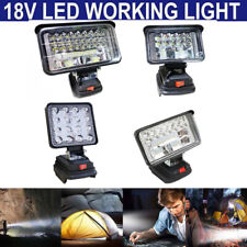 Akku LED Arbeitsleuchte Für Makita Akku 18V- Flutlichter Baustellen Lampe 2 USB