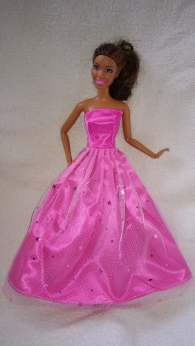 Barbie puppen kleid pink - barbie,