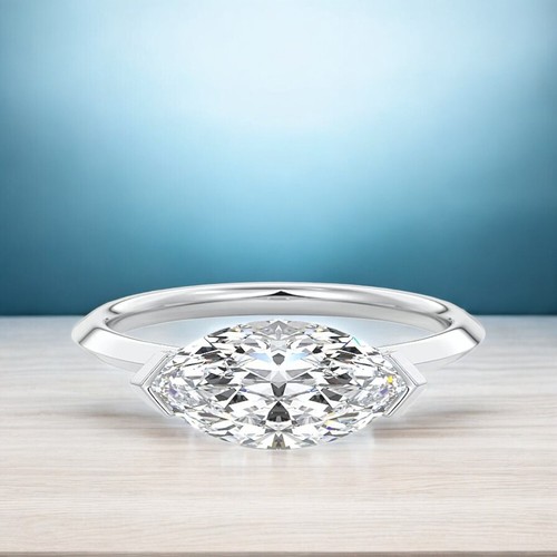 Gold diamant ehering lab grown - lab,