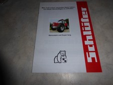 Prospekt zu den Traktoren Schlüter 1700 LS und 2000 LS von Egelseer