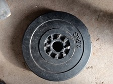 2 Hantelscheiben davon 1x 2,5kg ,1 x 10kg