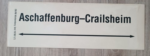Zuglaufschild cm - zuglaufschild, 61*20