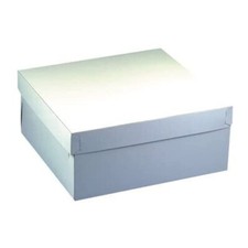 10x PAPSTAR Torten Karton Kuchen Box Verpackung mit Deckel 30x30x13 cm weiß neu