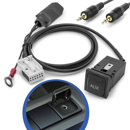 Aux adapter kabel einbau - aux,