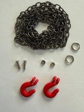 Metallkette + 2 Haken für