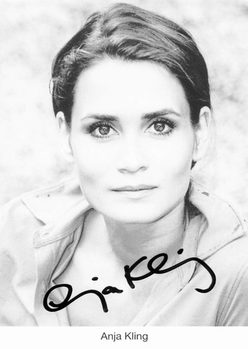 Anja kling originalautogramm - anja, kling,