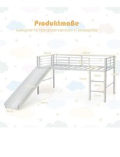 Hochbett kinderbett metall - hochbett,